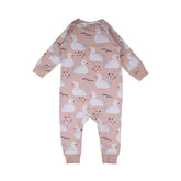 Pamuklu bebek tulumu (organik)